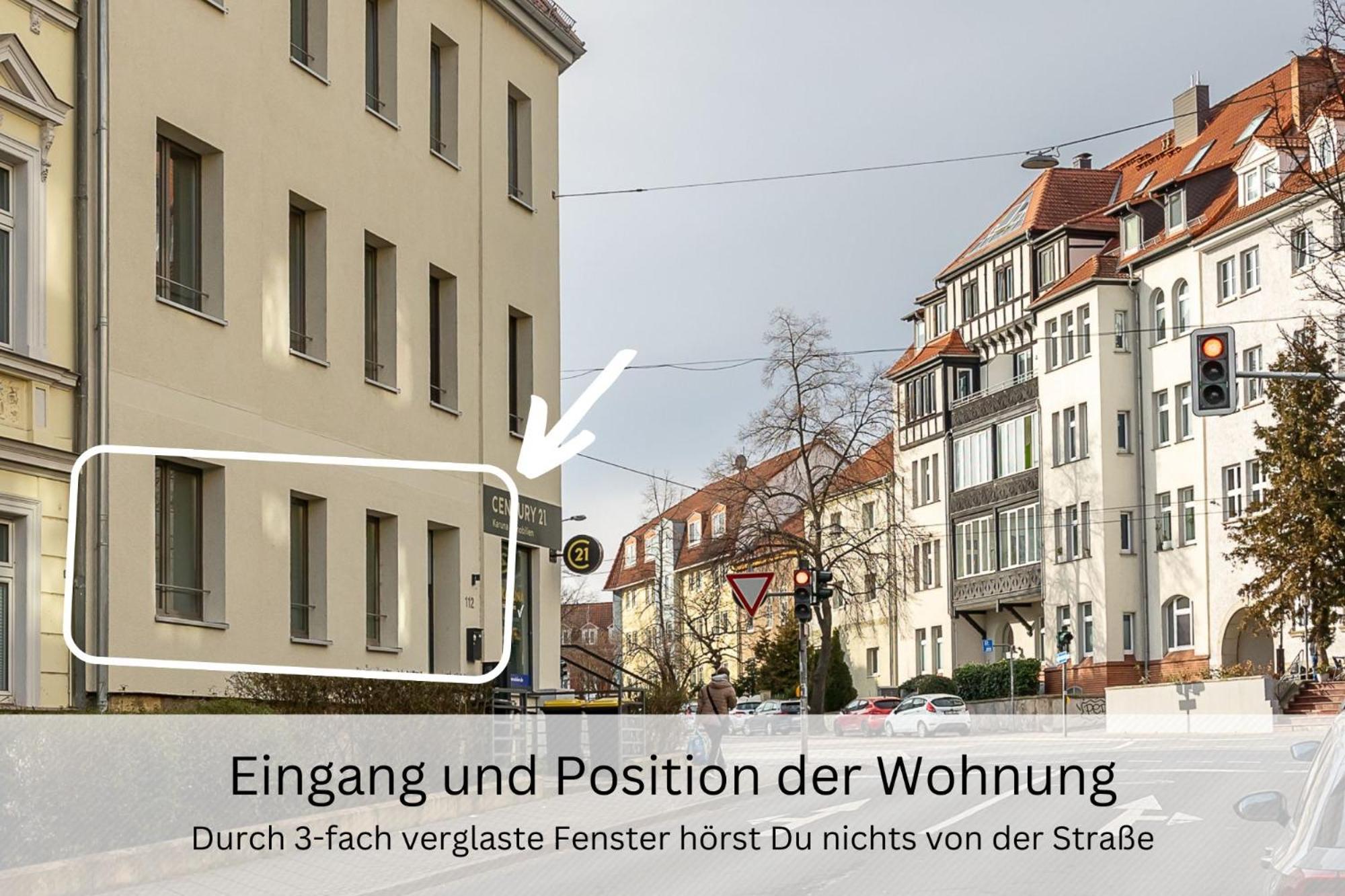 Bohnapartments - Altstadtoase - Balkon Und Garten - Wlan Erfurt Bagian luar foto