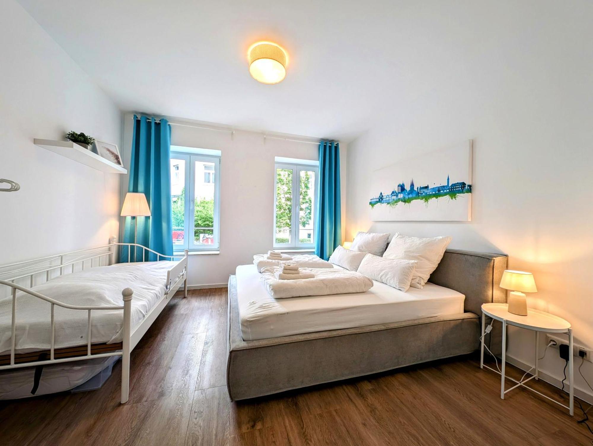 Bohnapartments - Altstadtoase - Balkon Und Garten - Wlan Erfurt Bagian luar foto